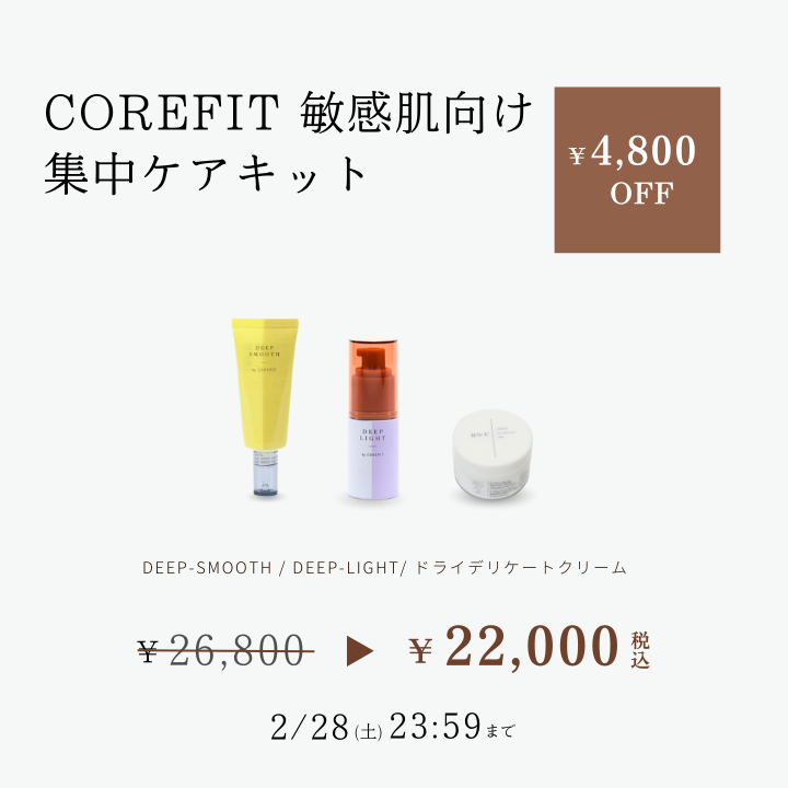 COREFIT 敏感肌向け集中ケアキット_2601CA