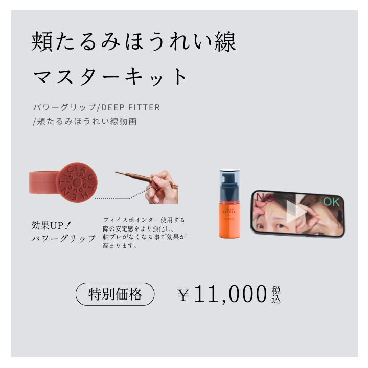 頬たるみほうれい線検定マスターキット フィッター・パワーグリップ付き（POiNTERお持ちの方向け）