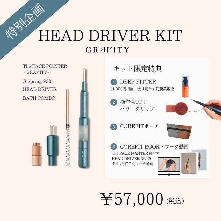 【限定】HEAD DRIVER KIT GRAViTY 特別BOOK・Fitter_2602CA