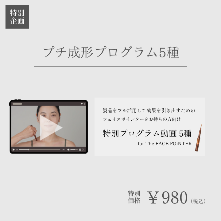 プチ成形プログラム動画 5種_for The FACE POiNTER