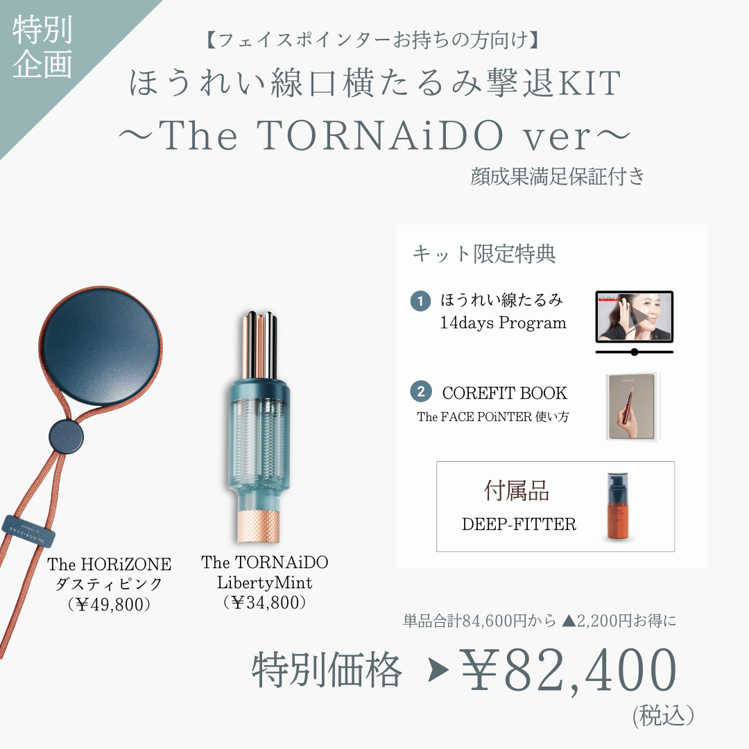 【ポインターお持ちの方向け】ほうれい線たるみ撃退_The TORNAiDO（HRZ×ミント）2606