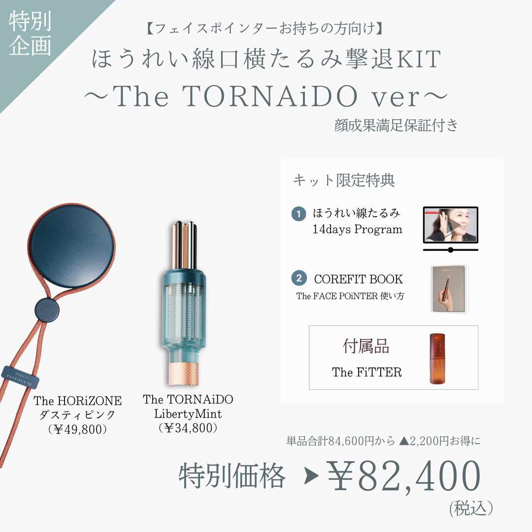 【ポインターお持ちの方向け】ほうれい線たるみ撃退_The TORNAiDO（HRZ×ミント）2609